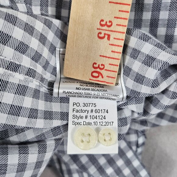 Antigua Shirt Mens XL Notre Dame Button Down Long Sleeve Gold ND Embroidery - Picture 9 of 10